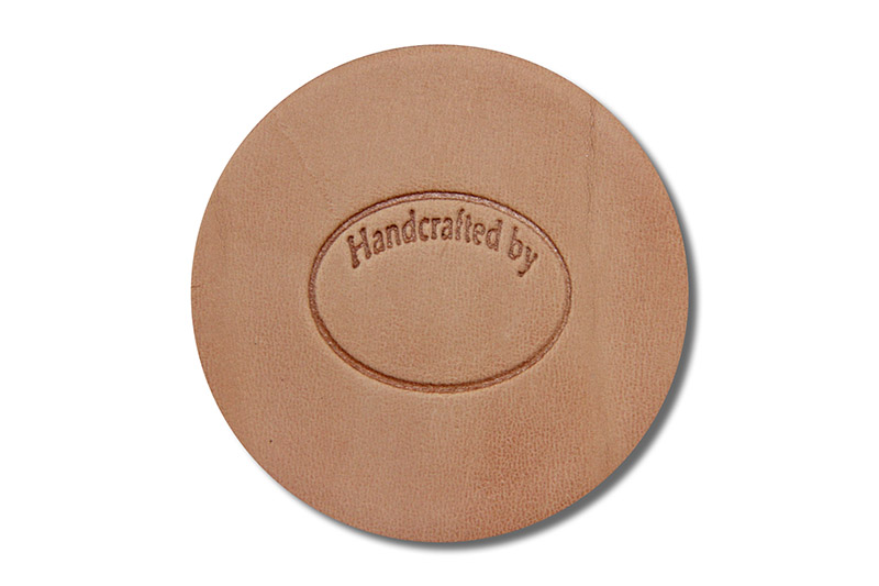 Punzieraufsatz / Lederstempel "Handcrafted by 2"