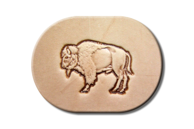 Punzieraufsatz / Lederstempel "Bison links"