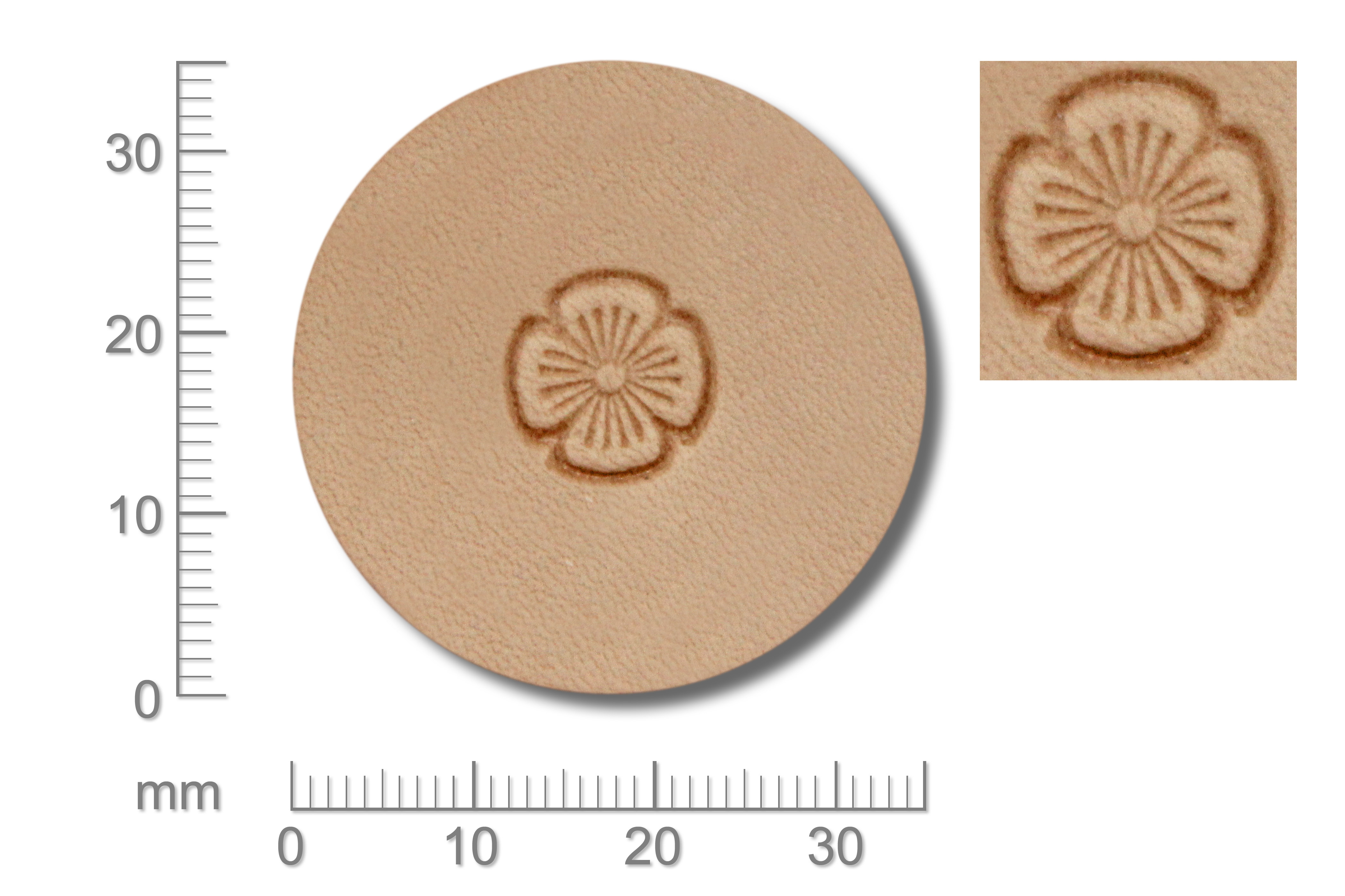 Punziereisen / Prägewerkzeug / Lederstempel W531 ( D V-03 )