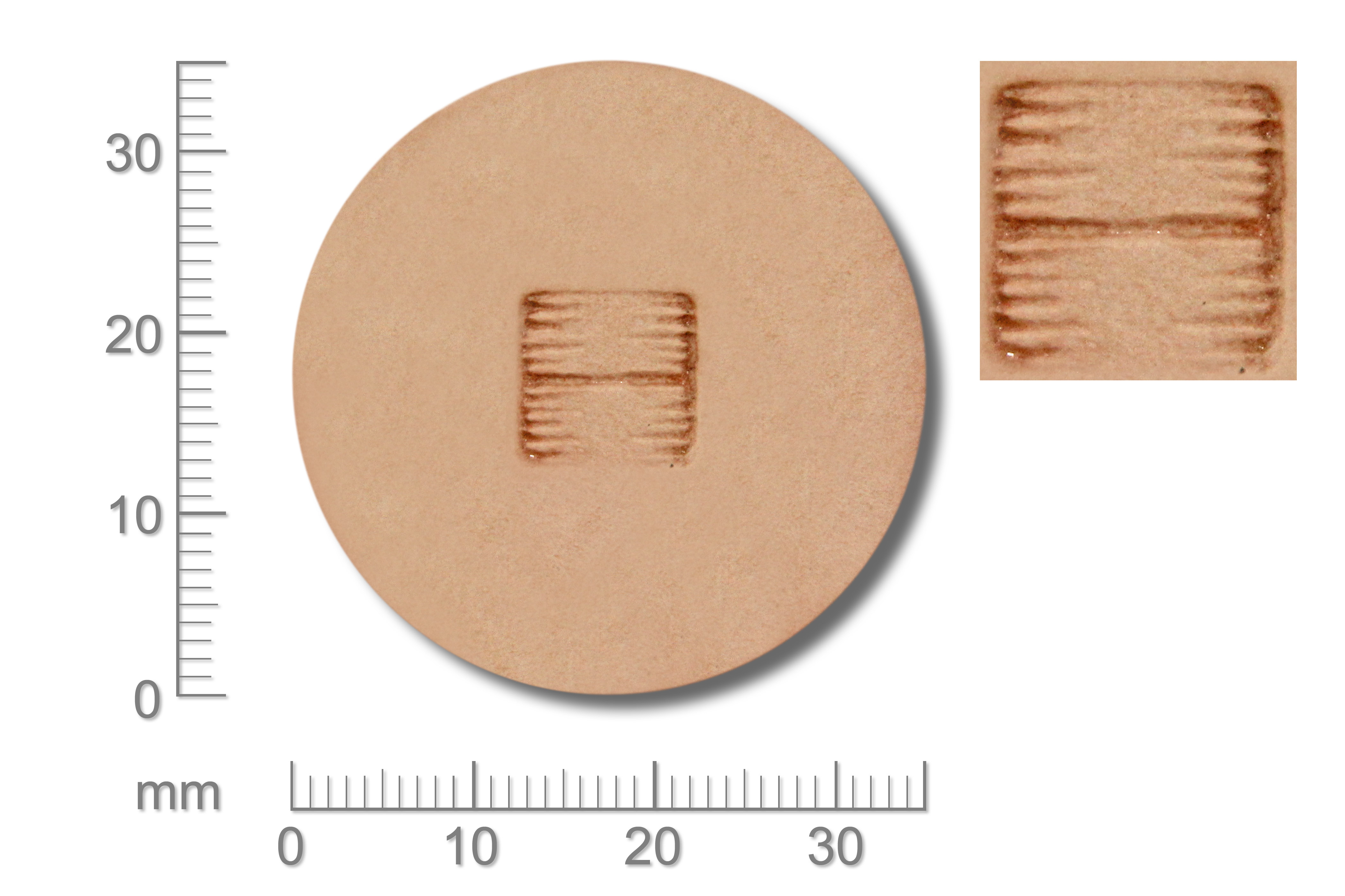 Punziereisen / Prägewerkzeug / Lederstempel X507 ( C-17 )