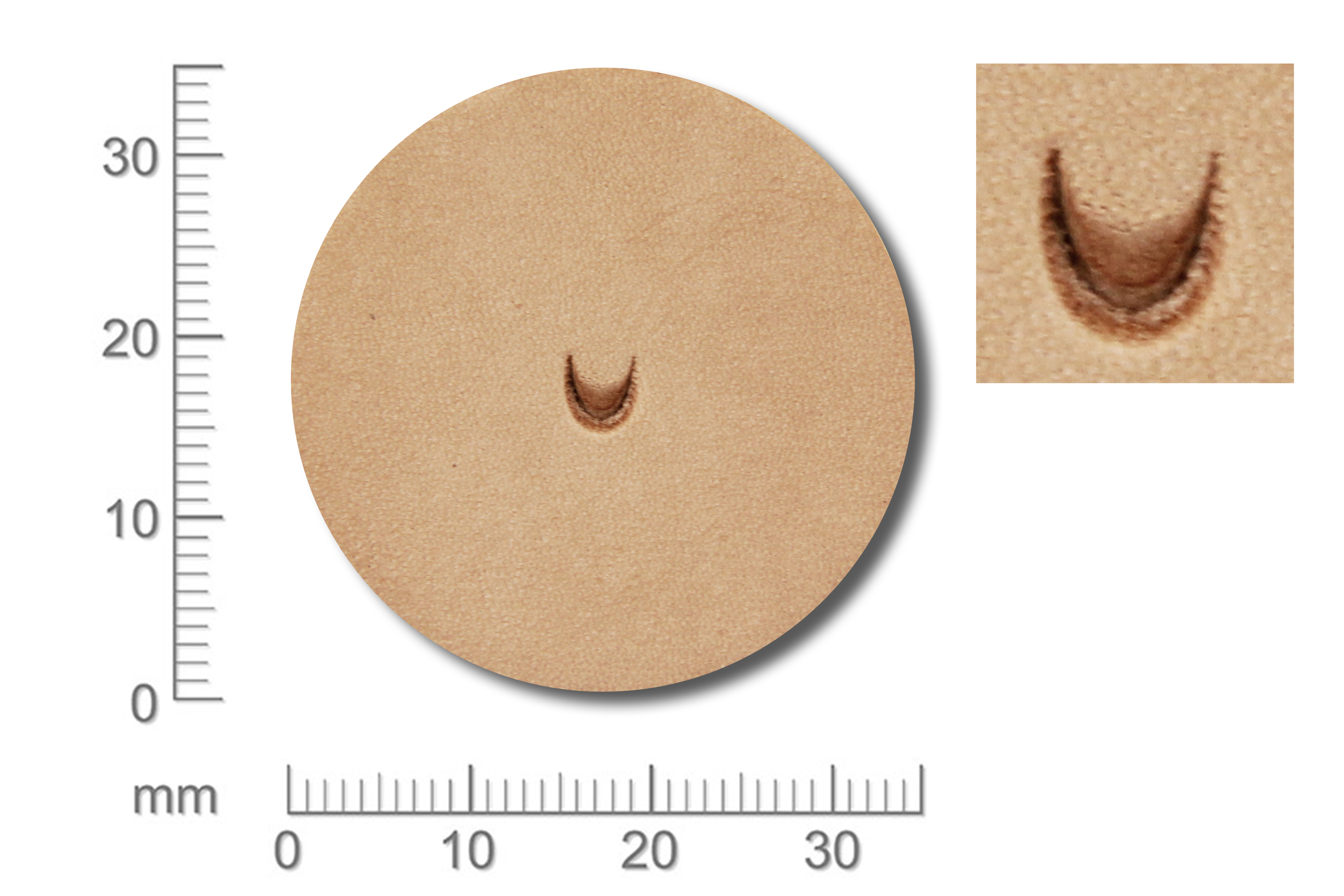 Punziereisen / Prägewerkzeug / Lederstempel U851* ( S III-05 )