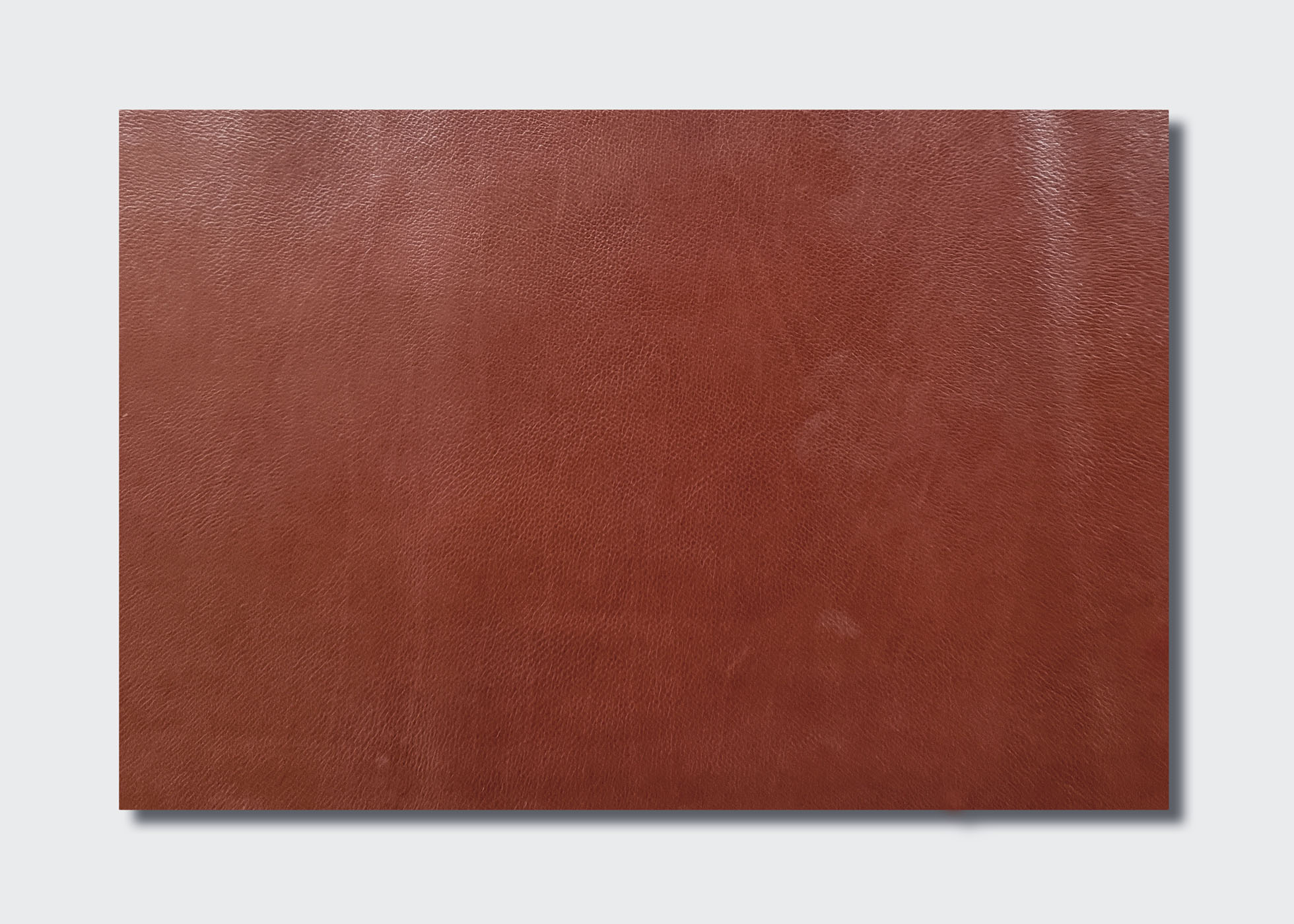 Leder - Rinderhälfte - Semi - Anilin, rotbraun (1,5 mm) 0,78 m²