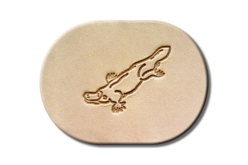 Punzieraufsatz / Lederstempel "Schnabeltier"