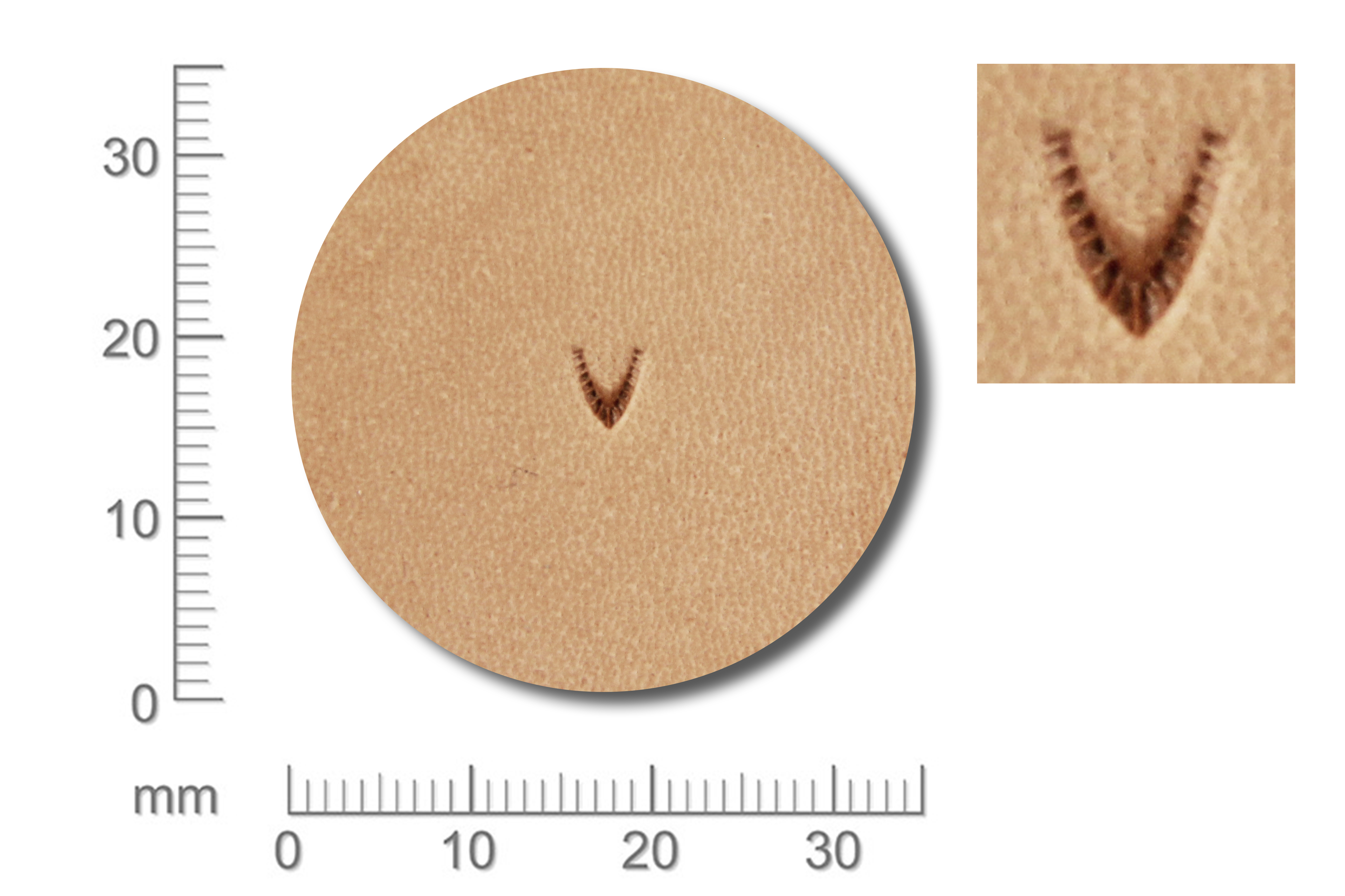 Punziereisen / Prägewerkzeug / Lederstempel U859 *( S I-02 )