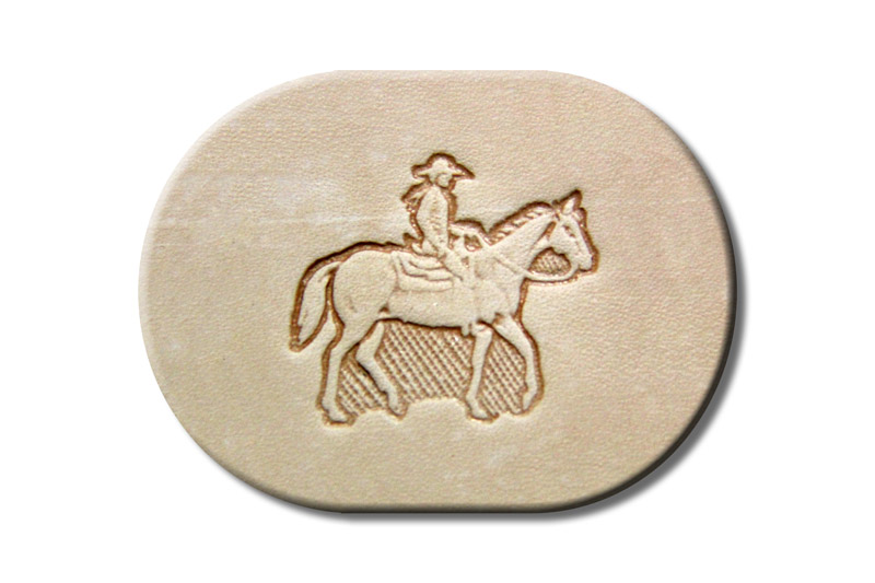 Punzieraufsatz / Lederstempel "Cowboy"