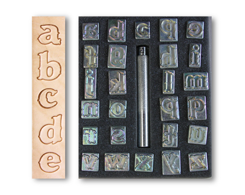 2255_0 Punziereisen / Prägewerkzeug "Klein - Buchstaben"