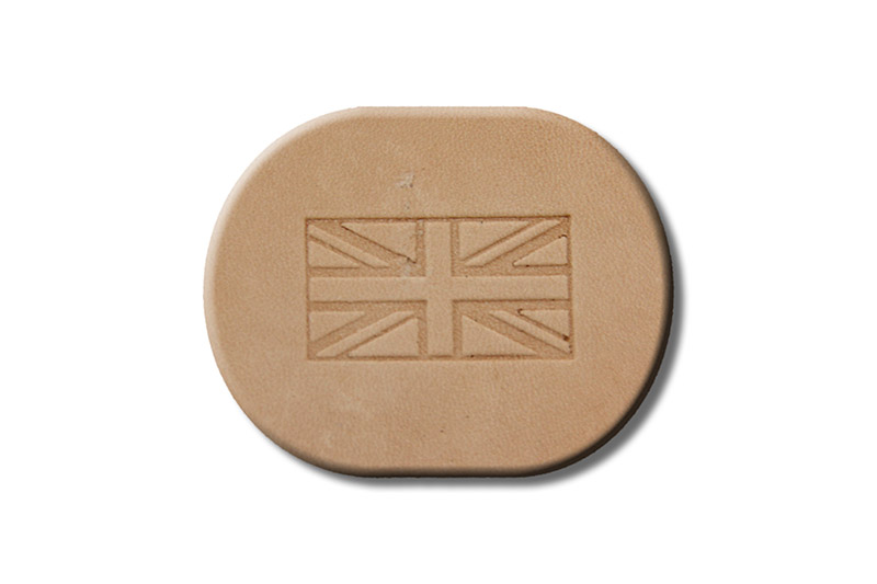 Punzieraufsatz / Lederstempel "Flagge England"