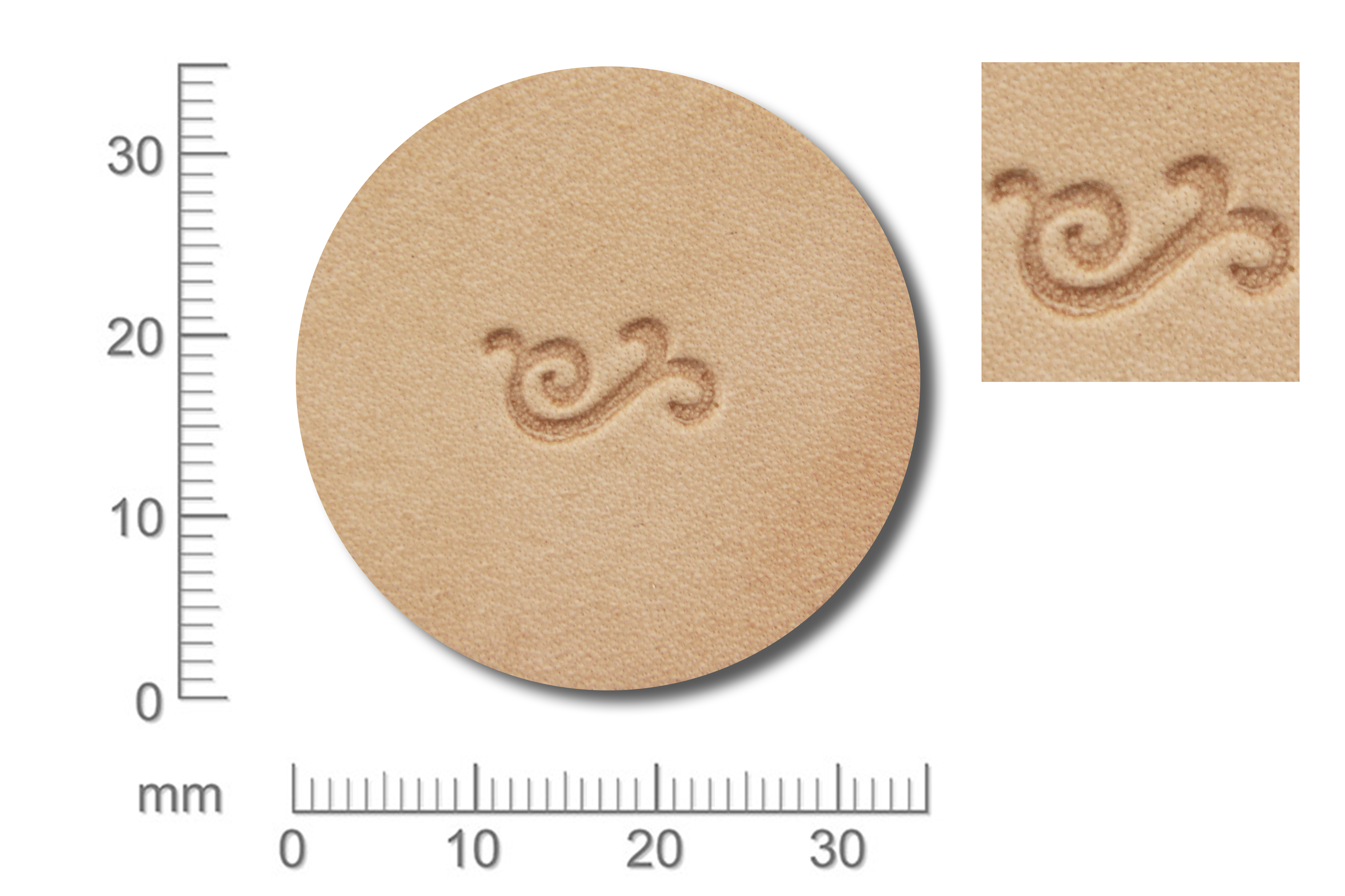 Punziereisen / Prägewerkzeug / Lederstempel 701003 ( D IV-04 )