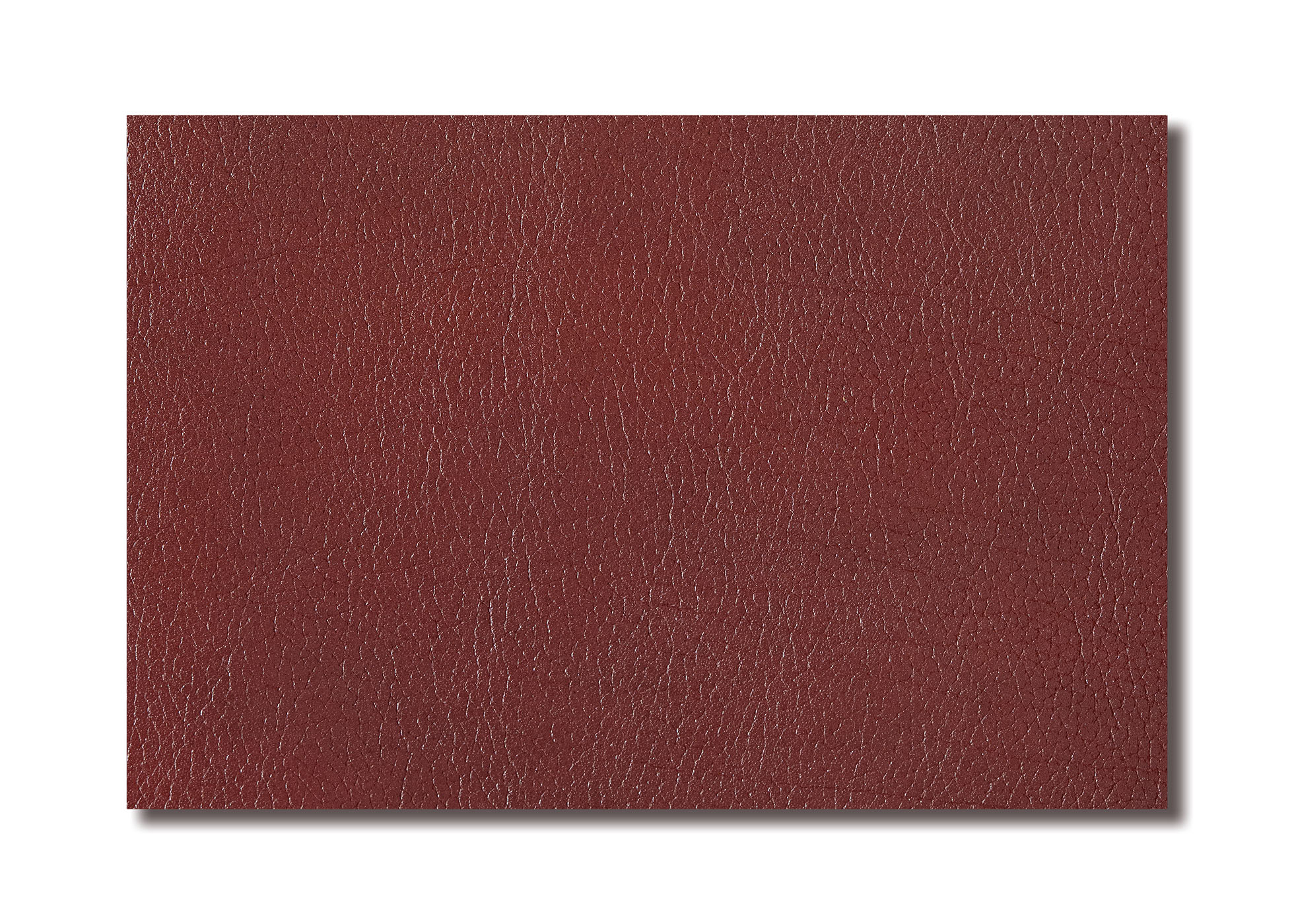 Leder - Rinderhälfte - geprägt/gefärbt oxblood  (1,6 mm) 1,13 m²