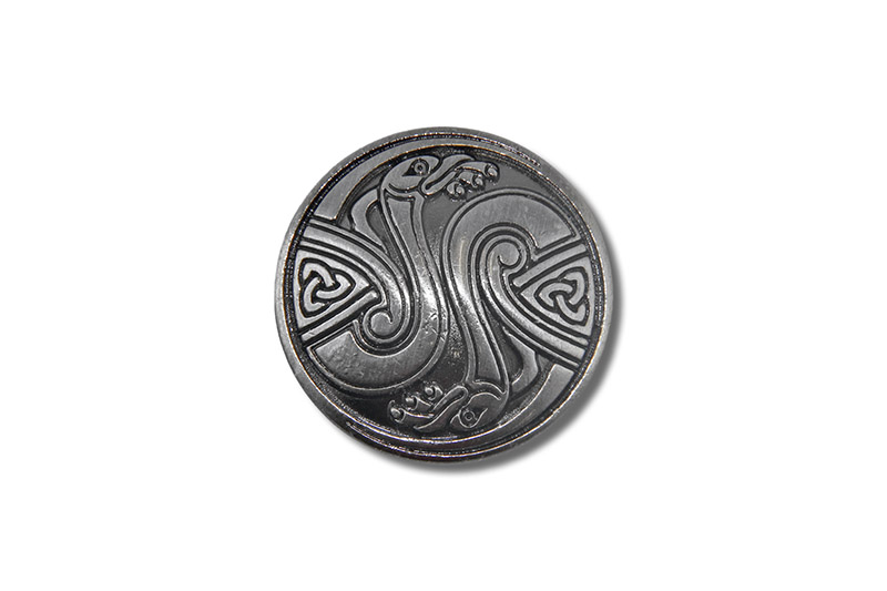 Concho, Celtic Birds (antik silber)