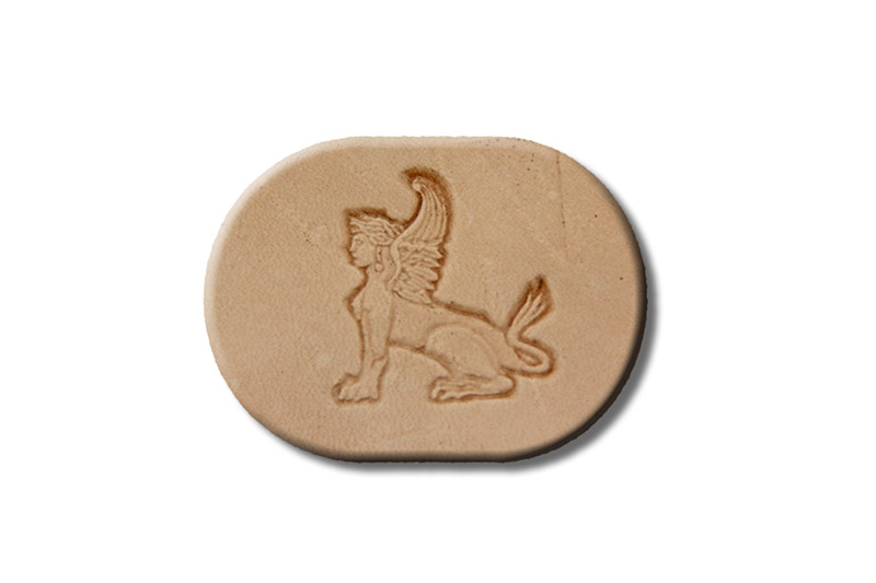 Punzieraufsatz / Lederstempel "Sphinx links"