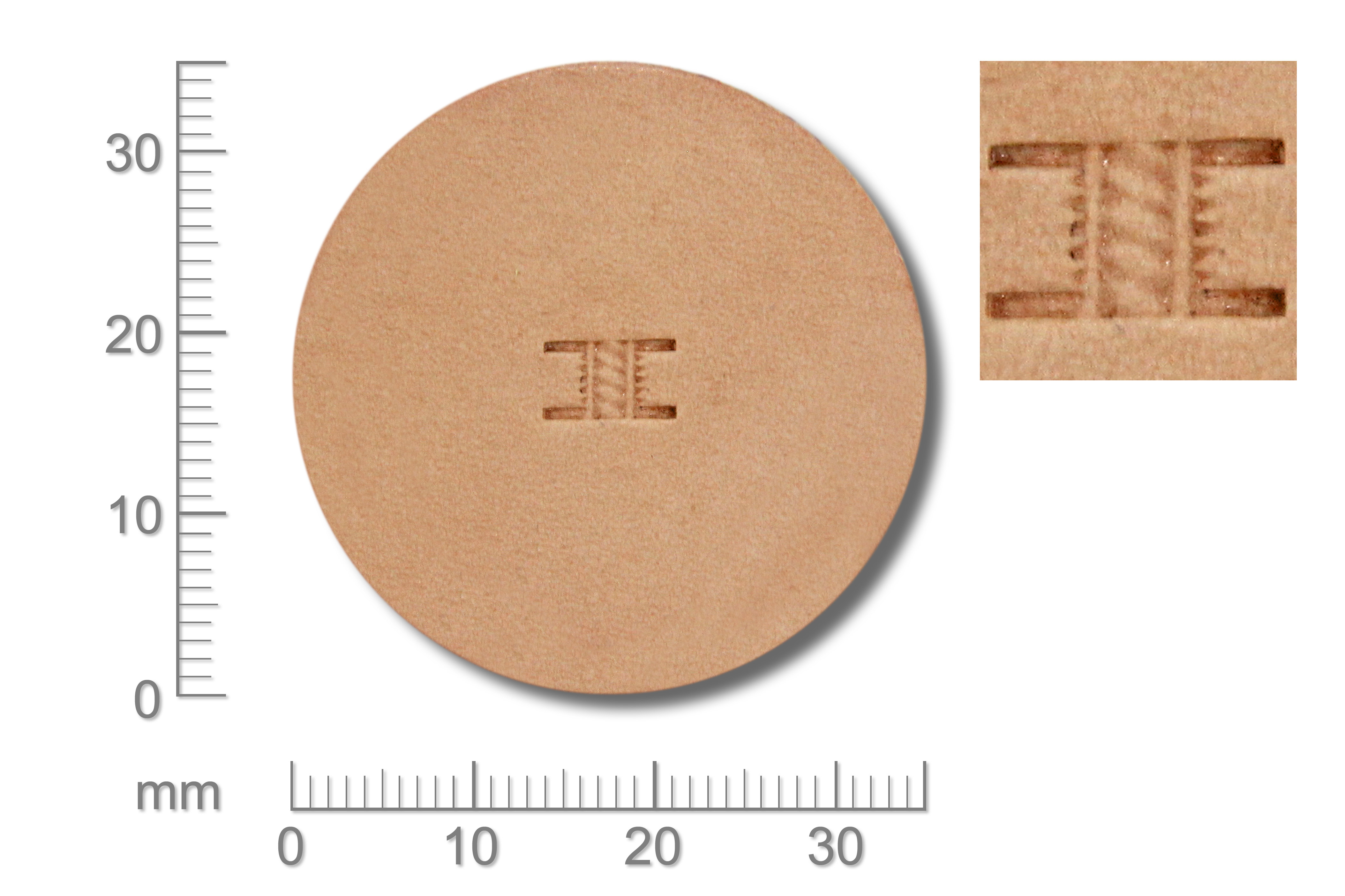 Punziereisen / Prägewerkzeug / Lederstempel X502-2 ( D I-03 )