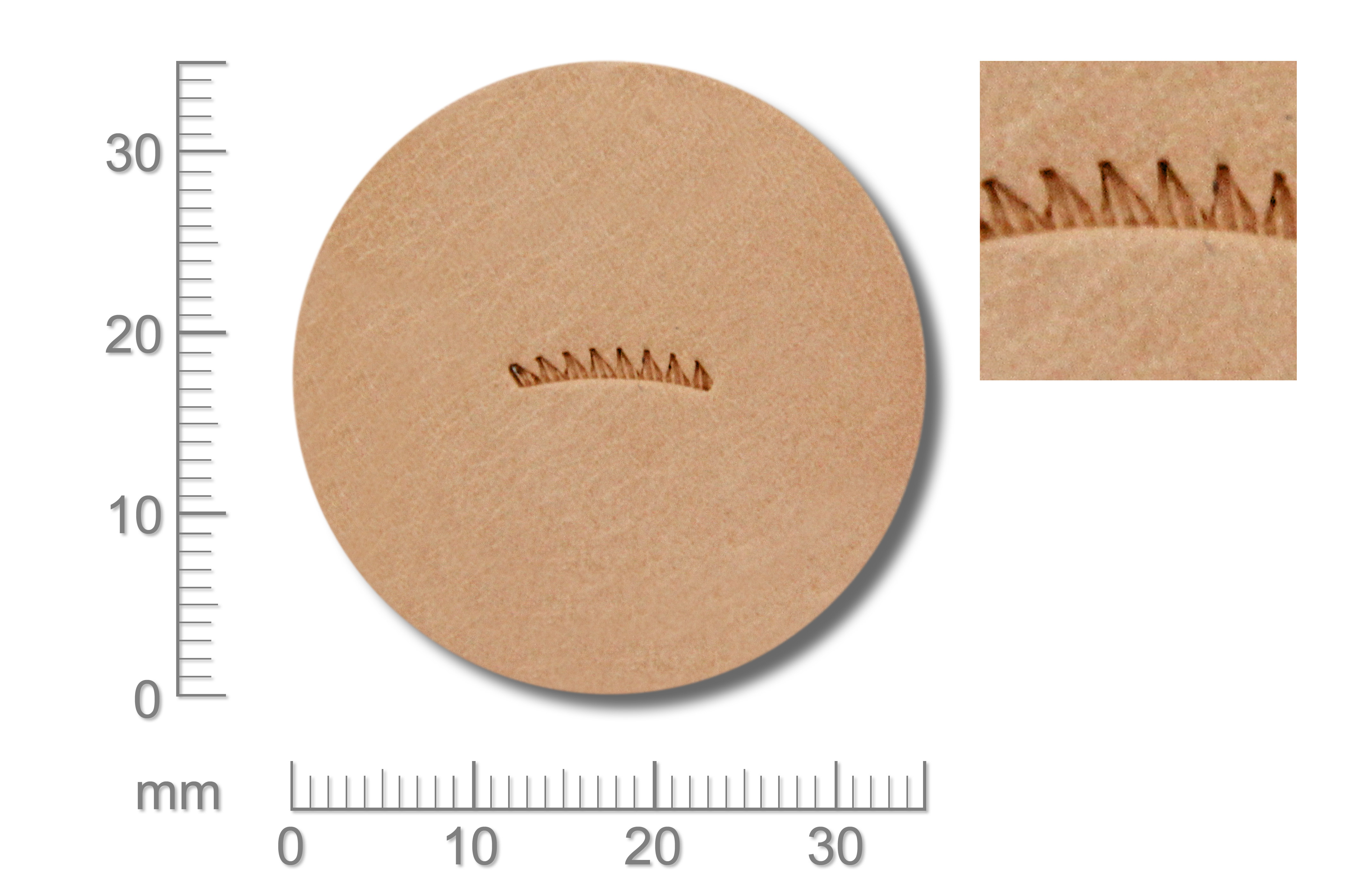 Punziereisen / Prägewerkzeug / Lederstempel F914L ( B II-15 )