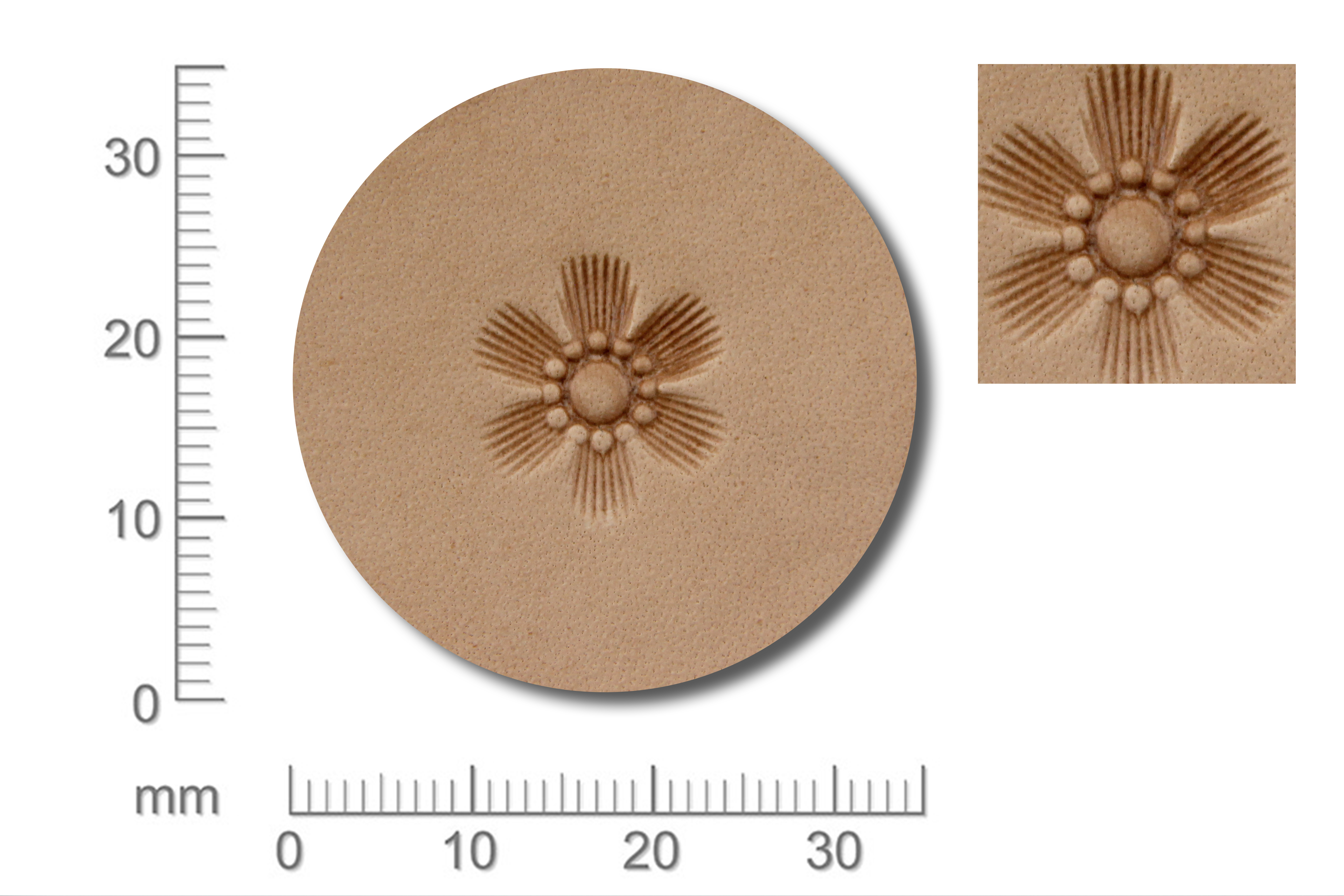 Punziereisen / Prägewerkzeug / Lederstempel J816 ( B-20 )