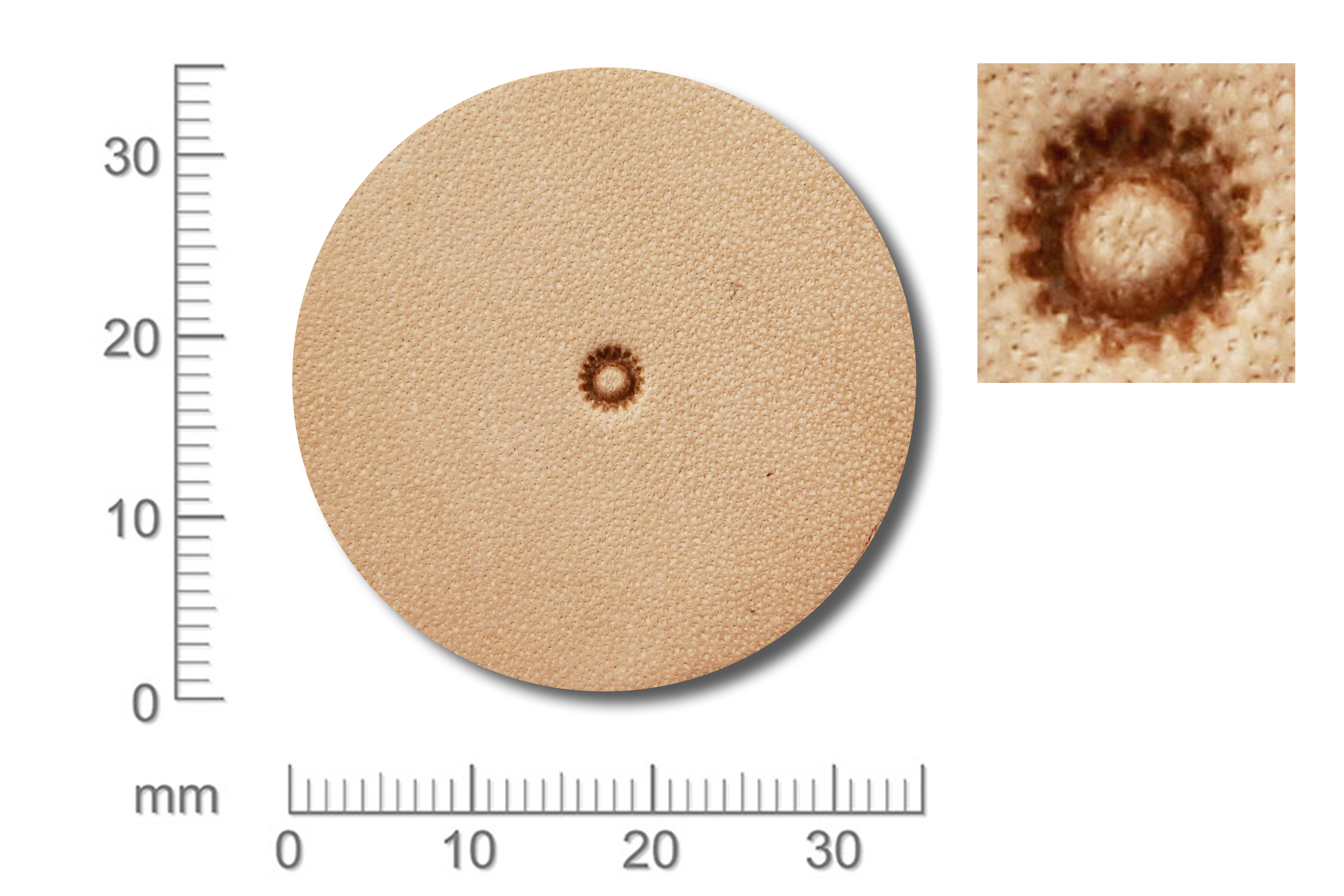 Punziereisen / Prägewerkzeug / Lederstempel S722 * ( B II-12 )