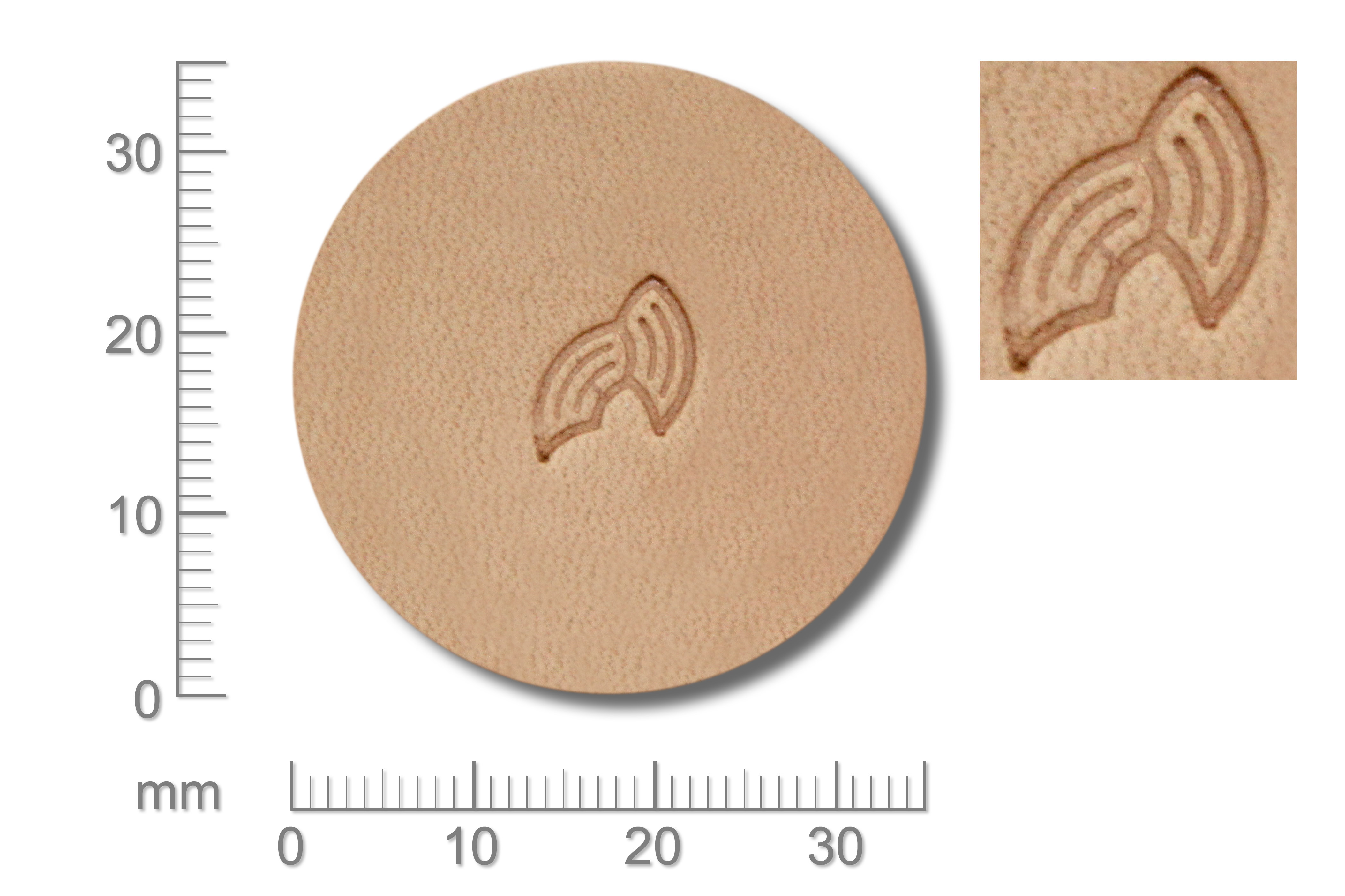 Punziereisen / Prägewerkzeug / Lederstempel G878 ( D III-15 )