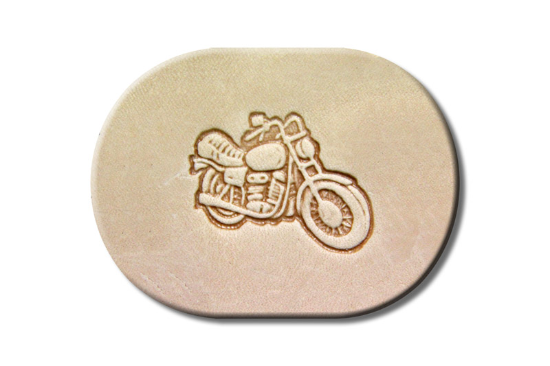 Punzieraufsatz / Lederstempel "Motorrad II"