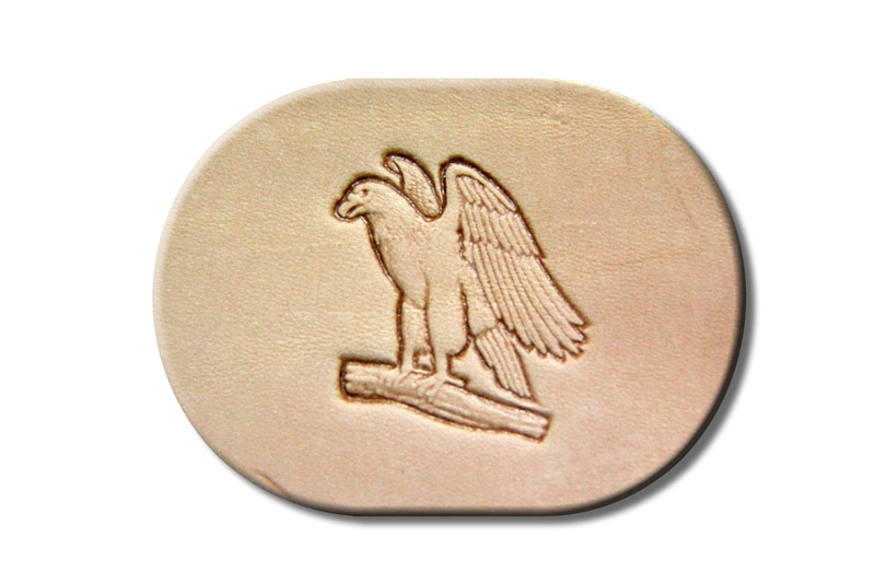 Punzieraufsatz / Lederstempel "Adler Flügel links"