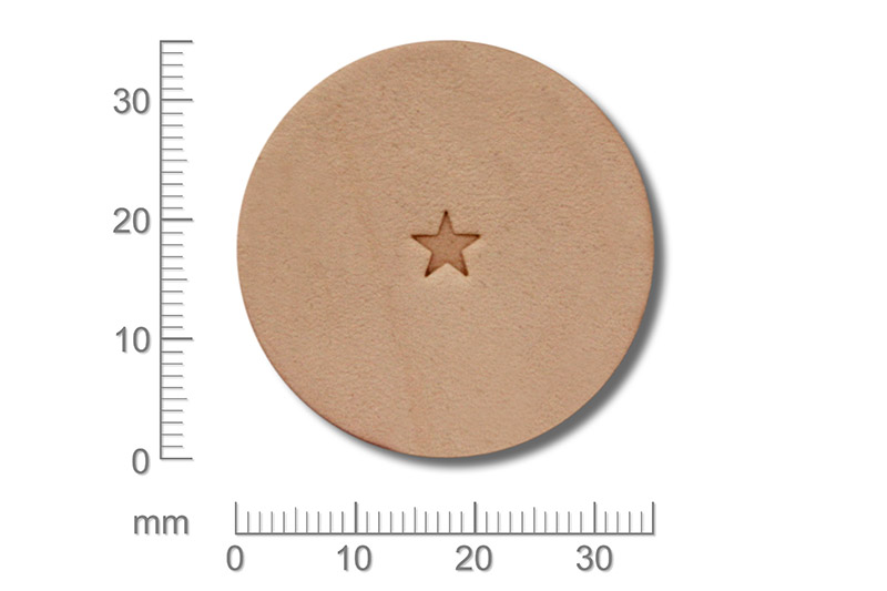 Punziereisen / Prägewerkzeug / Lederstempel O54 ( D III-13 )