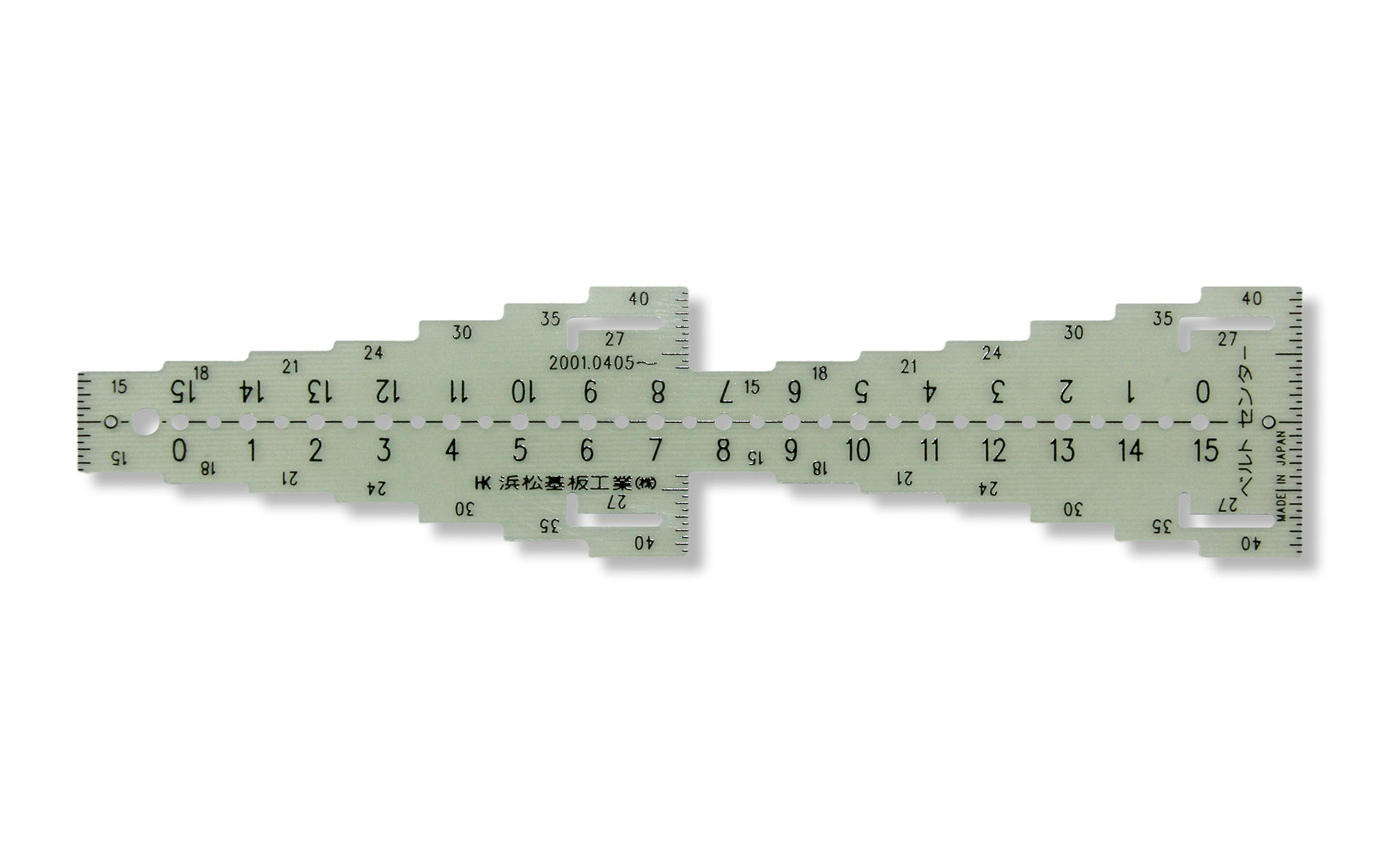 Craft Japan Zentrierschablone für Riemenlöcher