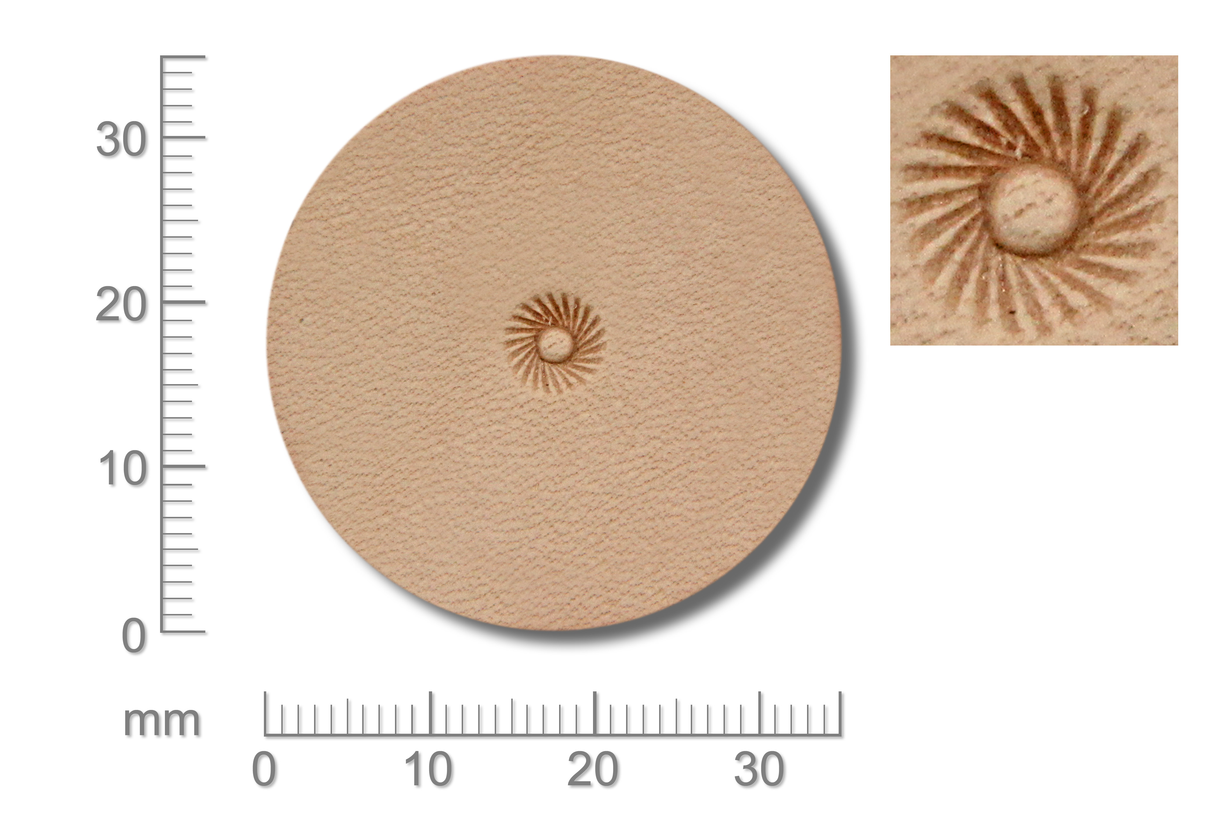 Punziereisen / Prägewerkzeug / Lederstempel S343 ( B II-11 )