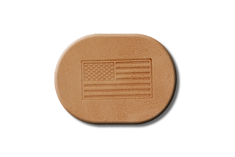 Punzieraufsatz / Lederstempel "USA Flagge II"