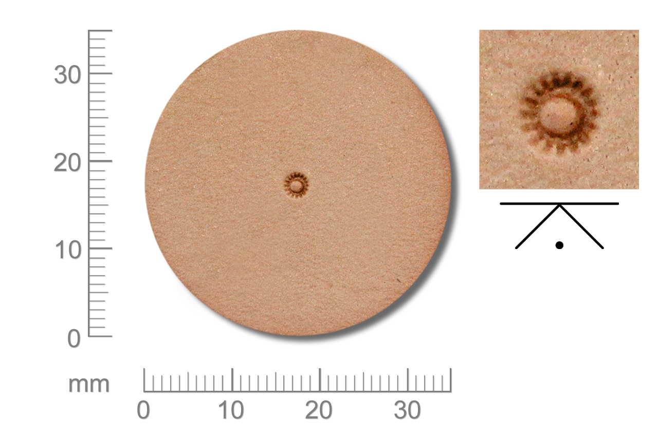 Rickert - Punziereisen / Prägewerkzeug S705 ( 2c-04 )