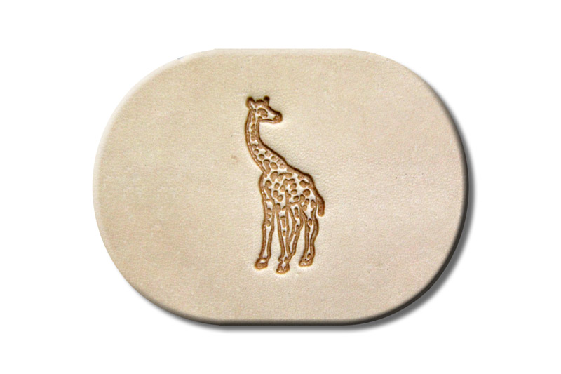 Punzieraufsatz / Lederstempel "Giraffe"