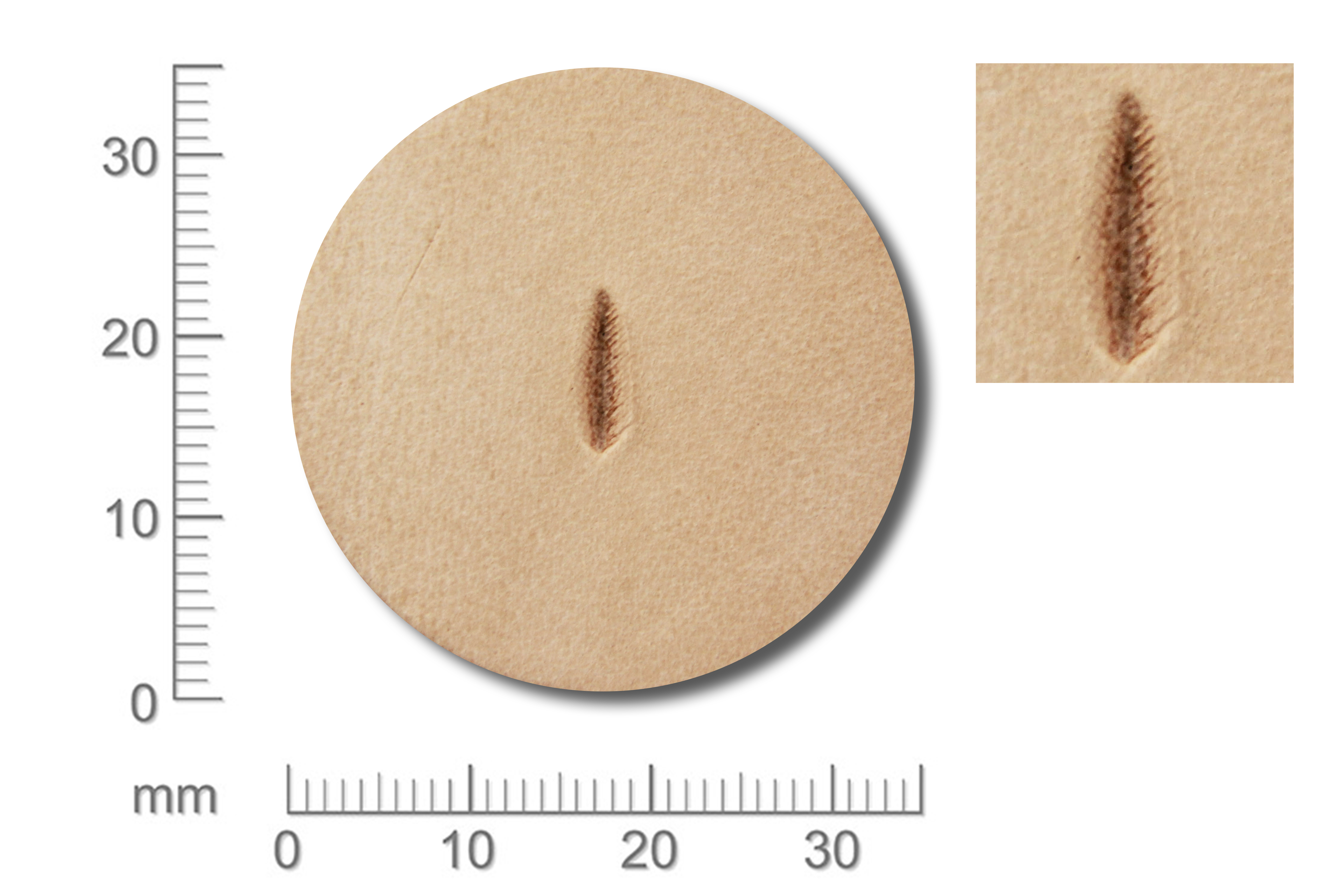 Punziereisen / Prägewerkzeug / Lederstempel F120 * ( TF-08 )