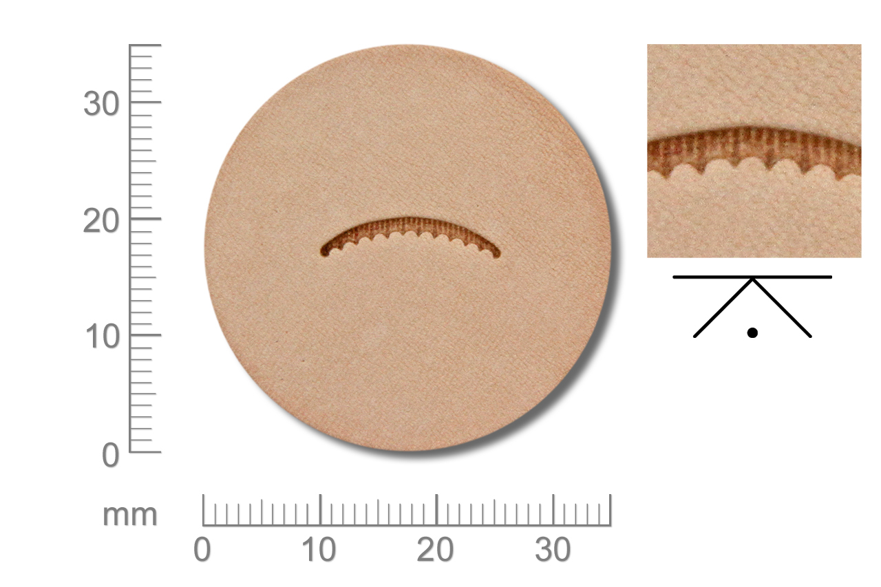 Rickert - Punziereisen / Prägewerkzeug V708 ( 2c-11 )