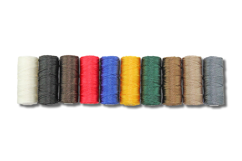 Nylon Ledergarn - Spule (50 m, rund, Ø 0,6 mm)