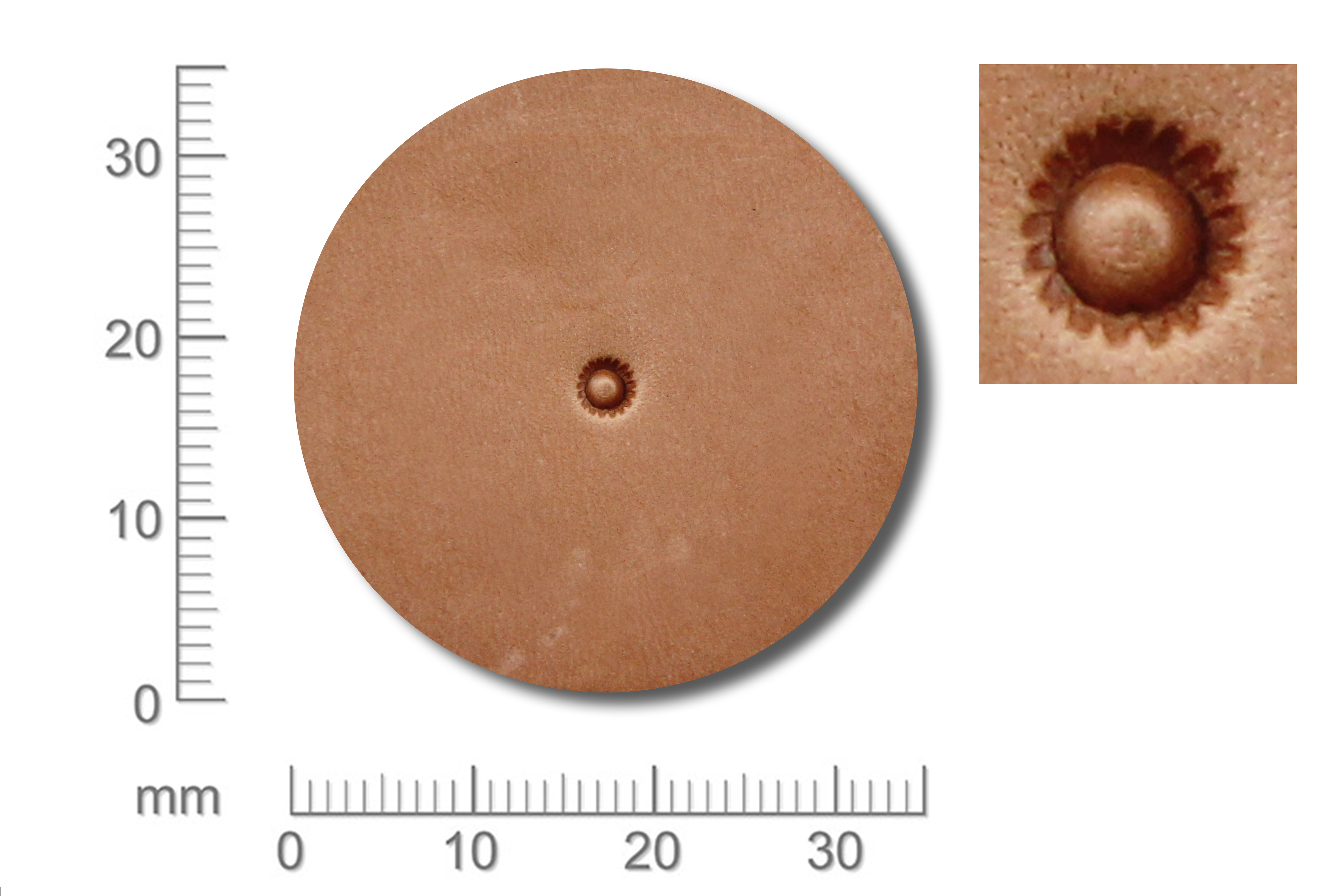 Punziereisen / Prägewerkzeug / Lederstempel S706 ( D I-18 )