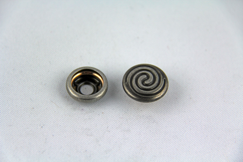 Druckknopf "Celtic Double Spiral" 10 St. (Line 24 / Ø 15,5mm)