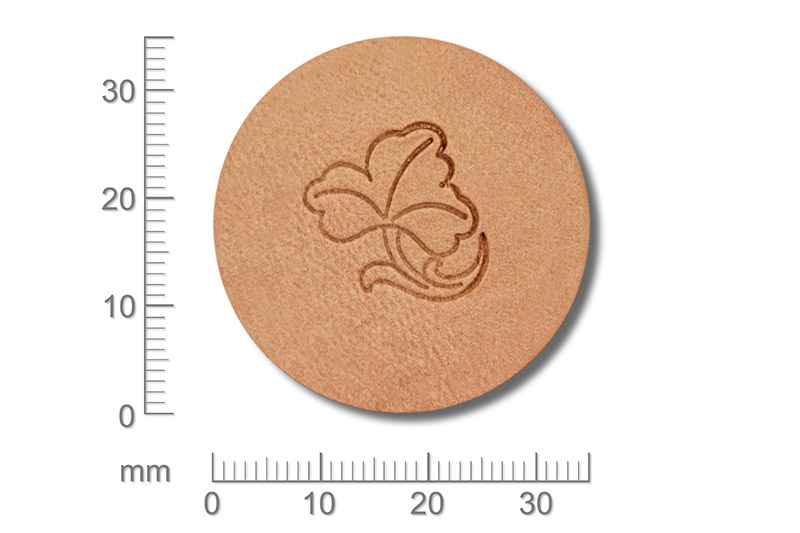 Punziereisen / Prägewerkzeug / Lederstempel K151L * ( D I-15 )