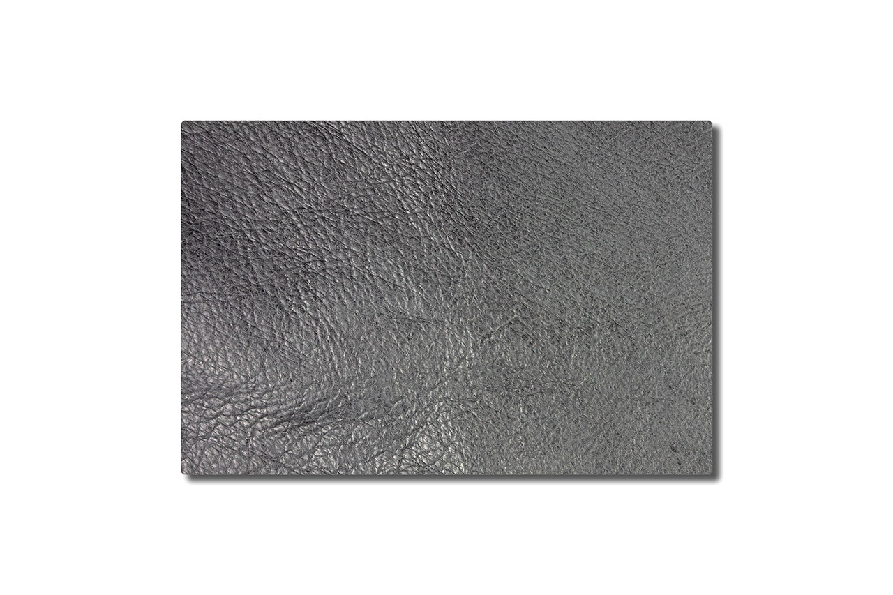 PIG_anthrazit_Narben_fertig Schweine - Futterleder ( anthrazit / 0,6 - 0,9 mm) 1,76 m²