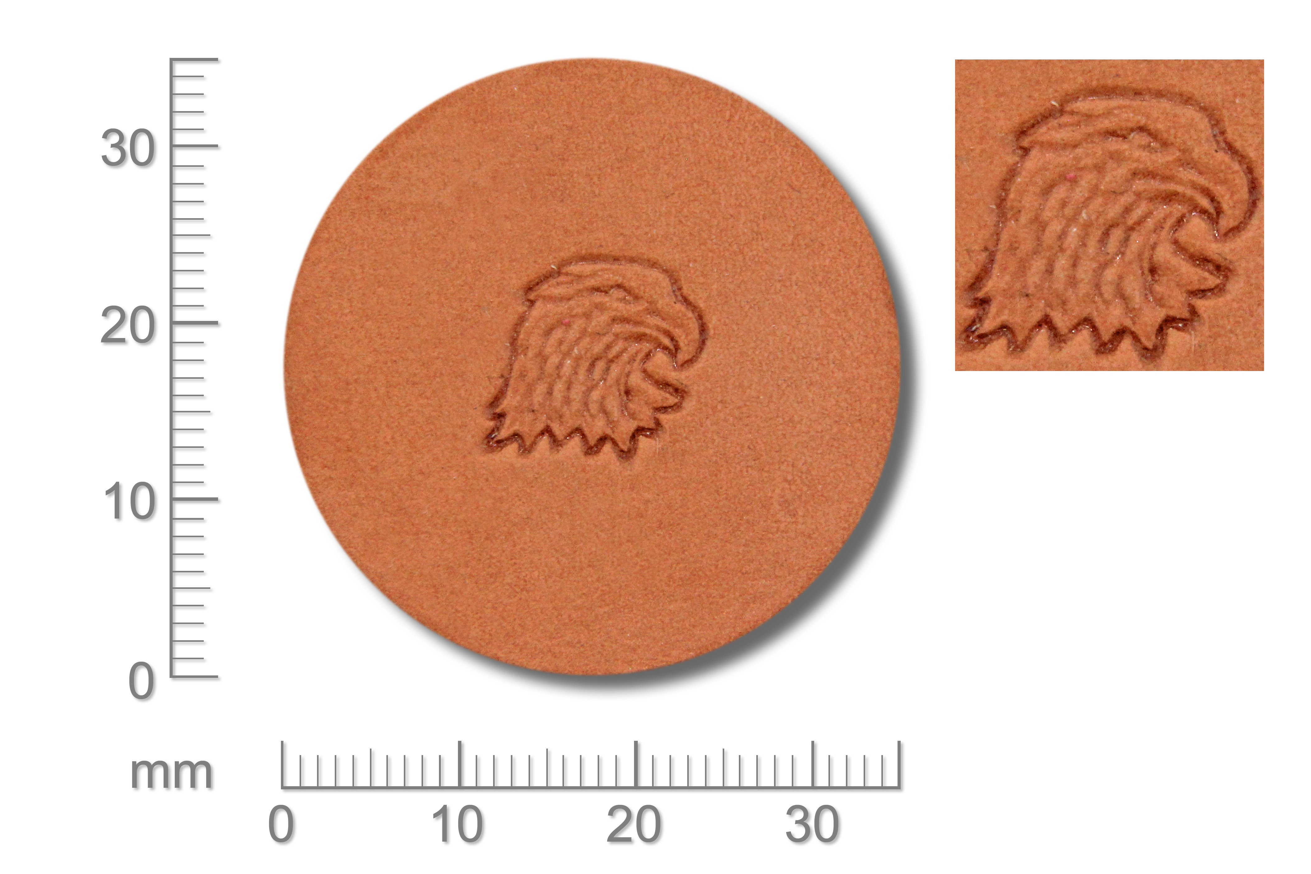 Punziereisen / Prägewerkzeug / Lederstempel Z728 ( Bä-17 )