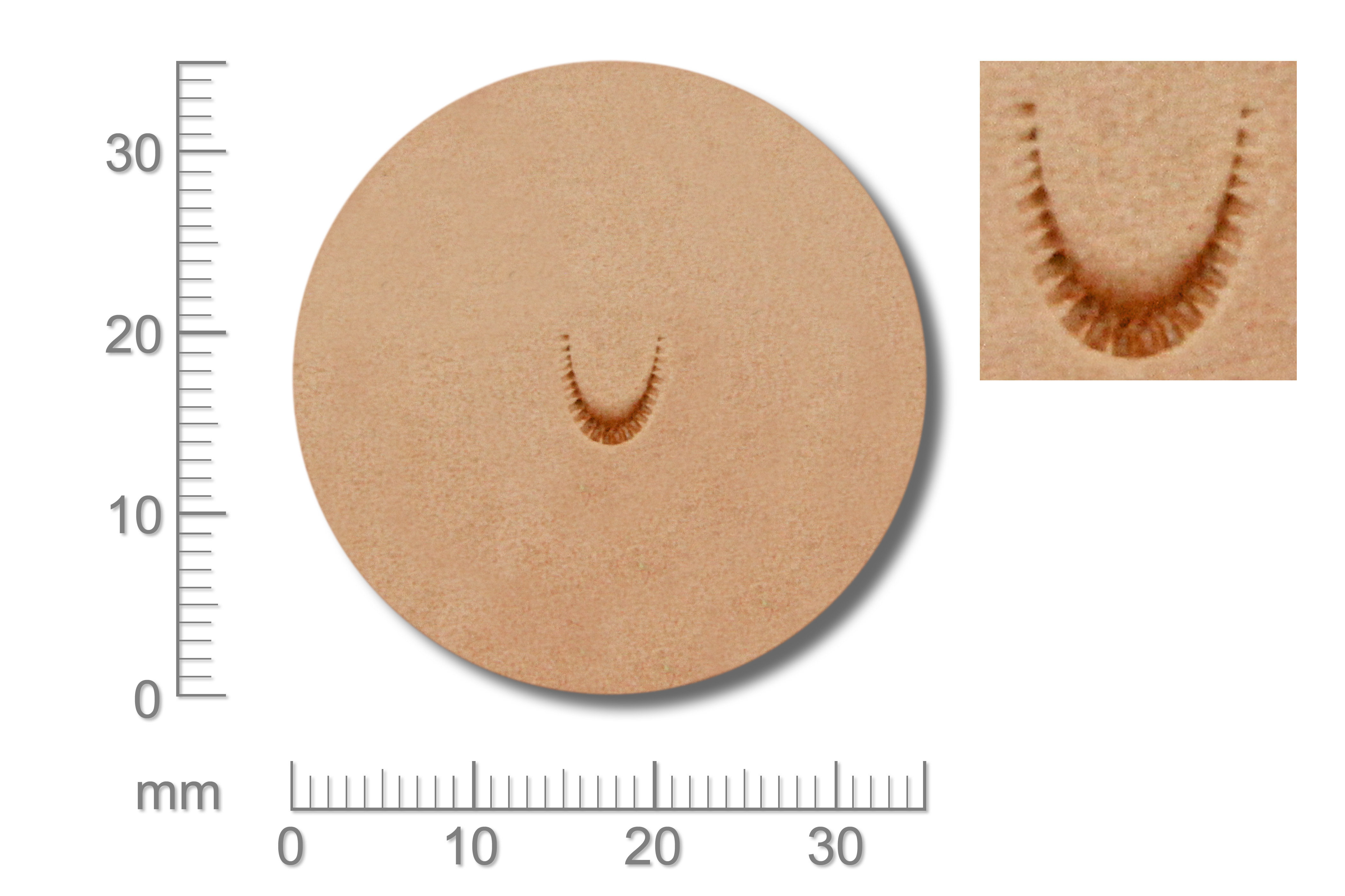 Punziereisen / Prägewerkzeug / Lederstempel U855 * ( A-16 )