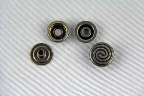 Druckknopf "Celtic Double Spiral" 10 St. (Line 24 / Ø 15,5mm)