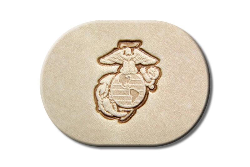 Punzieraufsatz / Lederstempel "U. S. Marine"