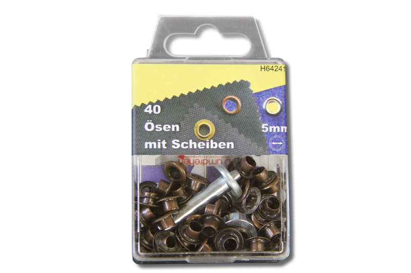 Ösen mit Scheiben ø 5,0 mm