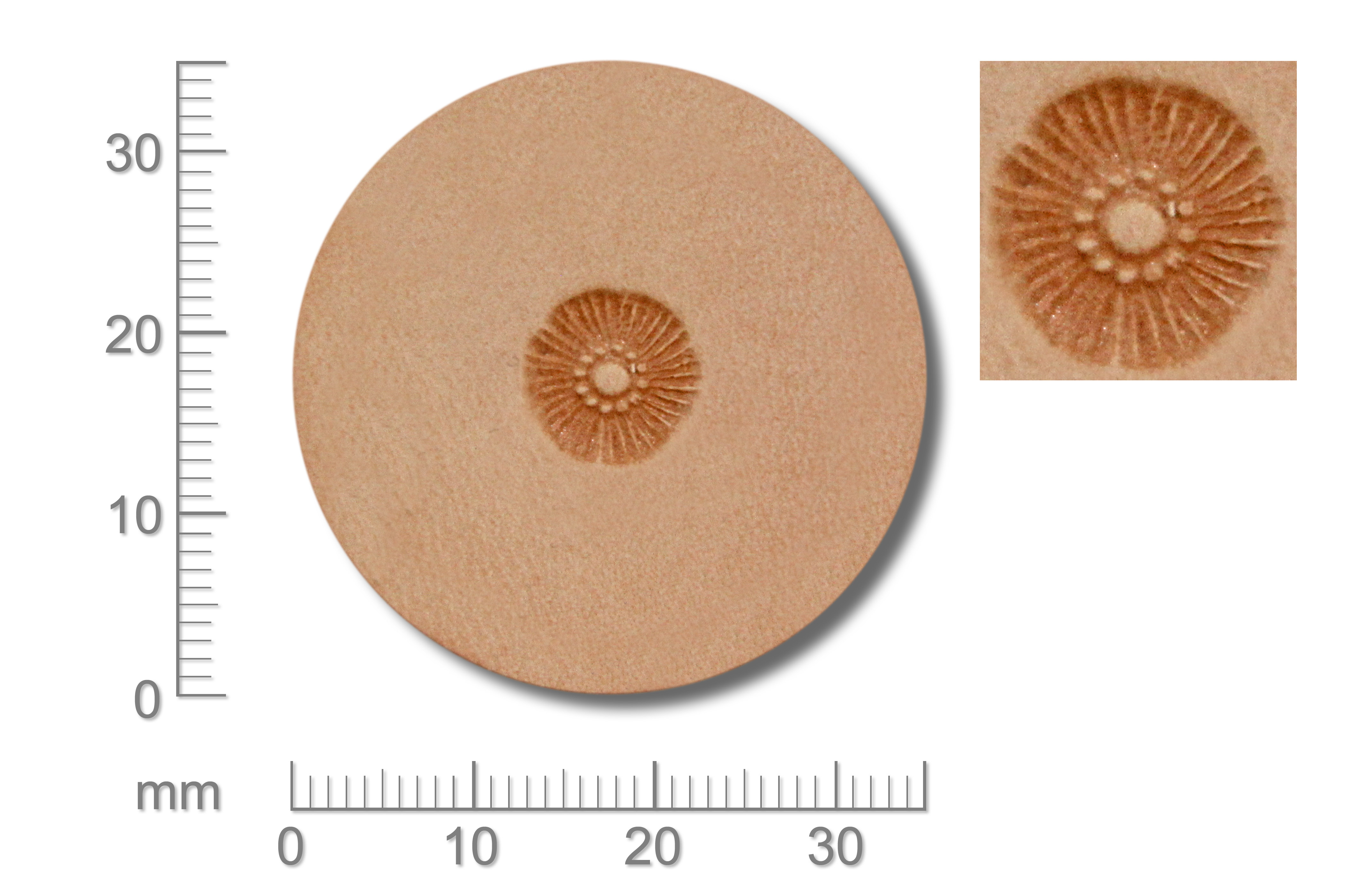 Punziereisen / Prägewerkzeug / Lederstempel J815 * ( B II-02 )