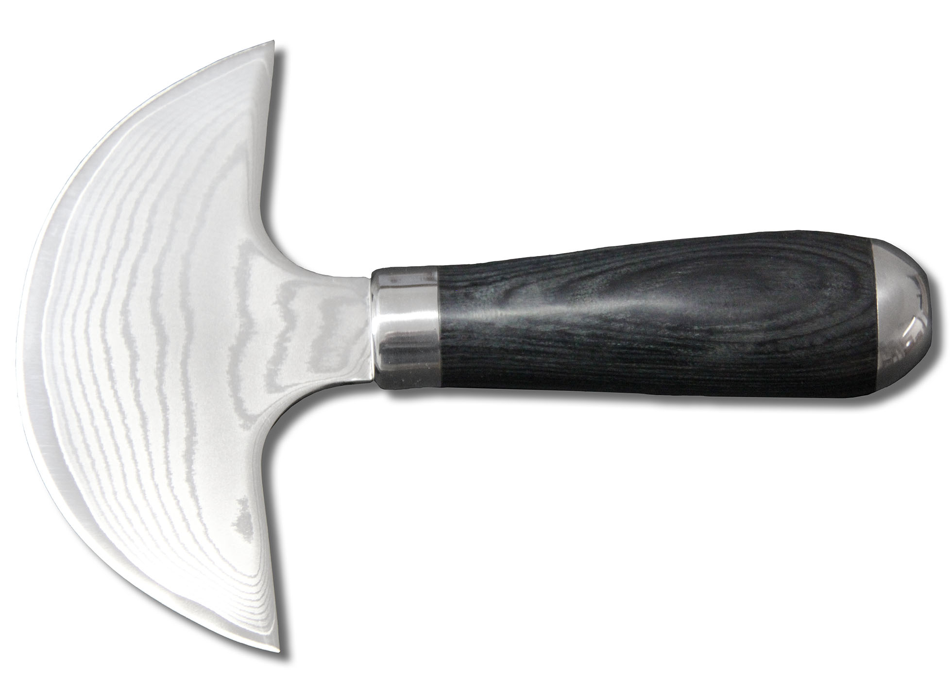 Damast Halbmondmesser